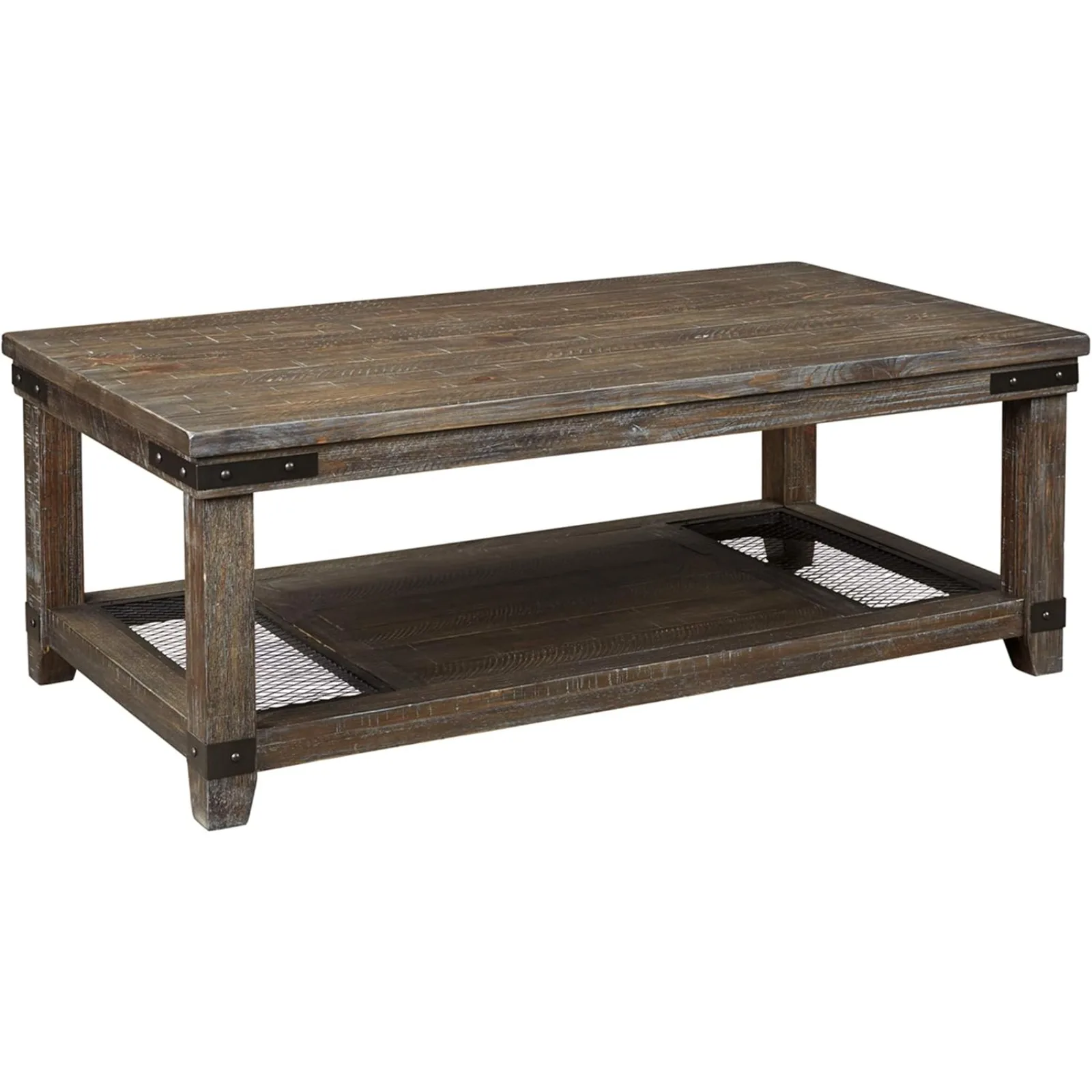 Signature-Design-by-Ashley-Danell-Ridge-Rustic-Rectangular-Coffee-Table ...