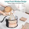 Hats Storage Bucket Hat Storage Box Dustproof Case Large Capacity Sundries Organizers Round Foldable Brim Hat Storage Bags 5