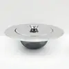 1PC Household Stainless Steel Sink Strainer Metal Filter Bath Drain Waste Screen Kitchen Supplies Bathroom Accessories 2