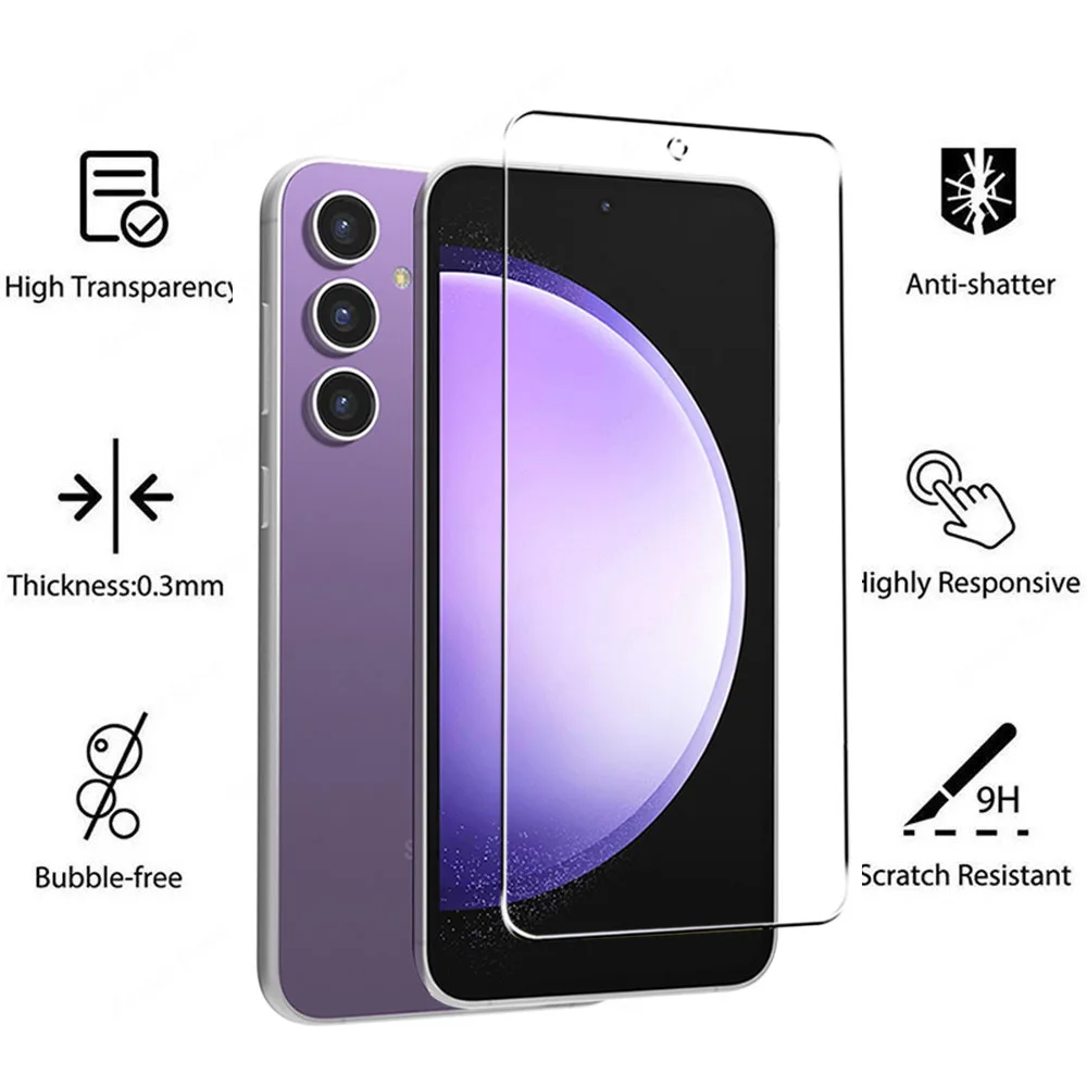 Premium 4-in-1 Tempered Glass Screen & Camera Lens Protector