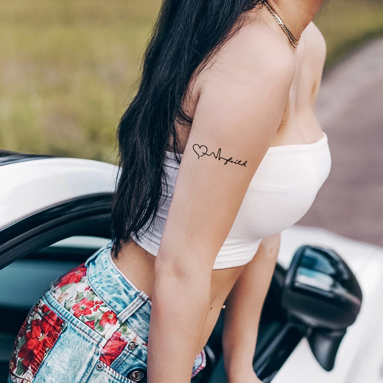 Tatuaggio Temporaneo Amore Battito Cardiaco (Set Di 3) - Italia - Foto 11