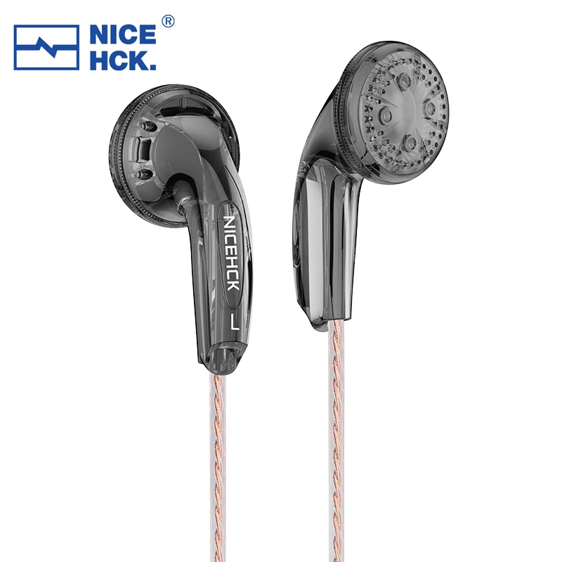 NiceHCK YD30 UV Varnish Surface 3.5mm HIFI Music Wired Earbud 15.4mm Dynamic HD Microphone Earphone for Gaming Meeting Vido EB2S 2