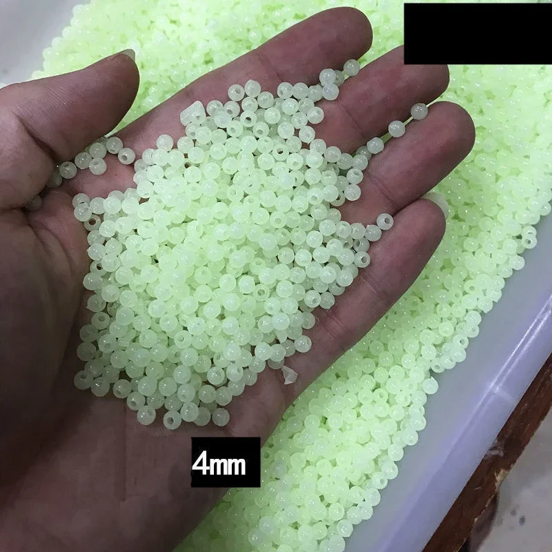 Luminous Glow Fishing Beads - 100pcs Pack | Stopper & Sinking Tool