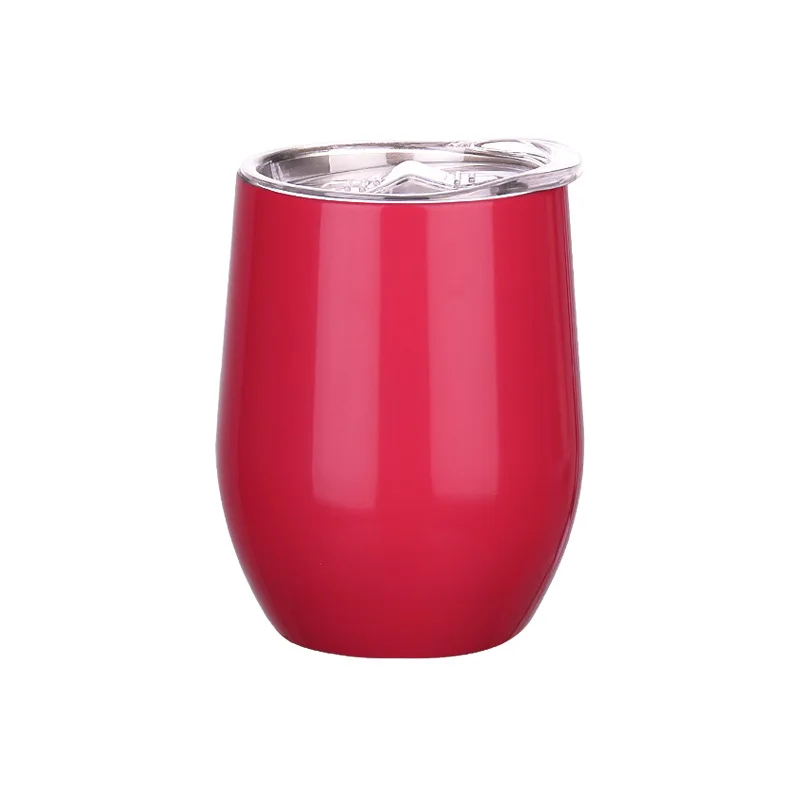 Colorful Egg Shaped Double Wall Stainless Steel Mug 5