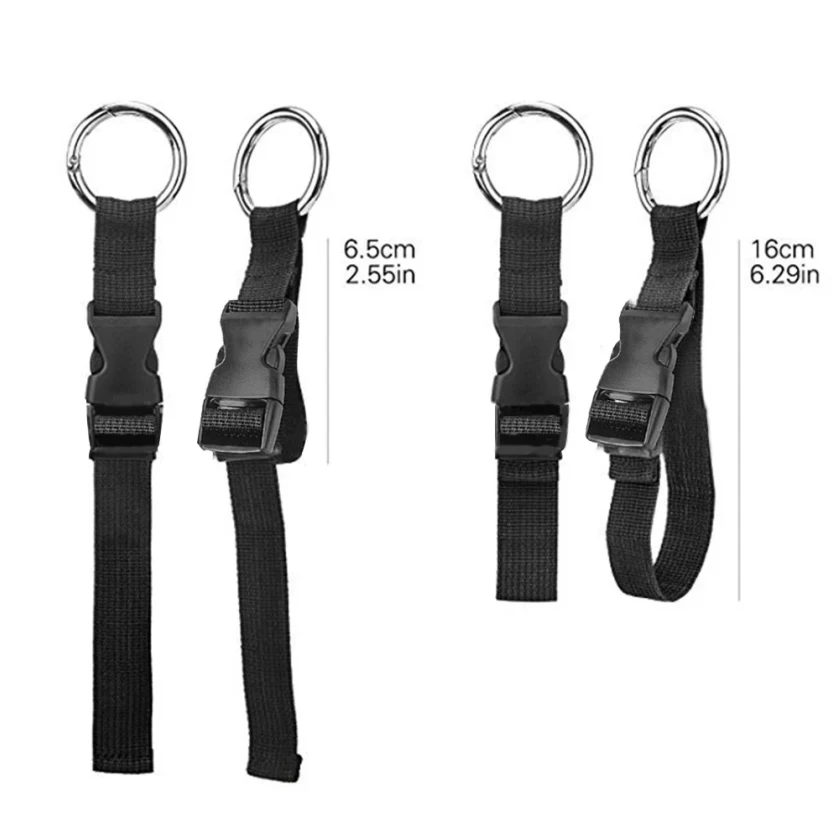 Multi-Function Travel Luggage Strap and Backpack Holder with Release Buckle