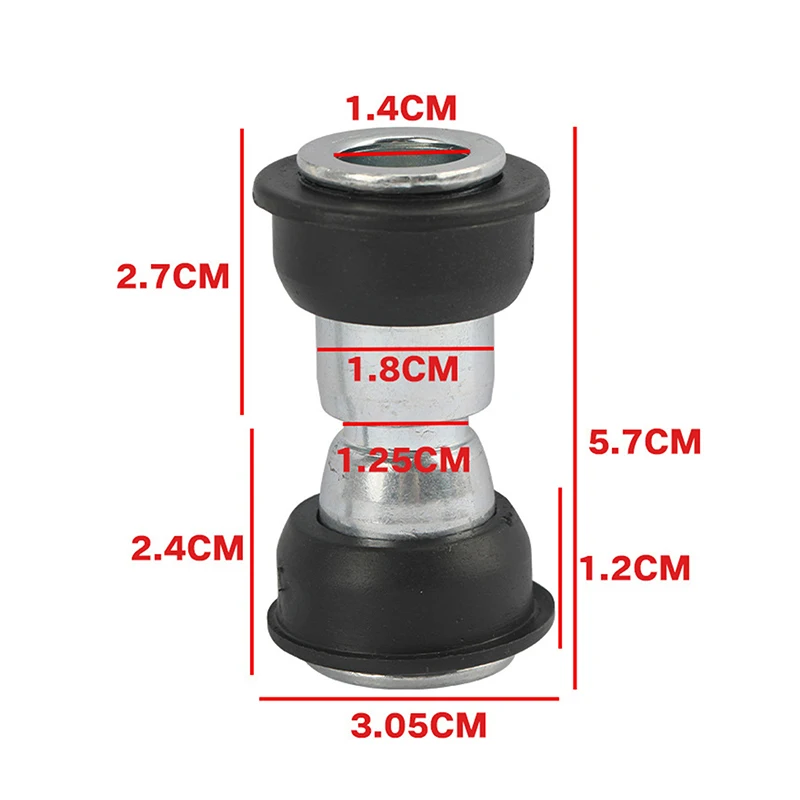 1/2Pcs 자전거 피벗 잠금 볼트 유닛 부시 충격 흡수 나사 서스펜션 프레임 28.8MM 너트 산악 자전거 부품