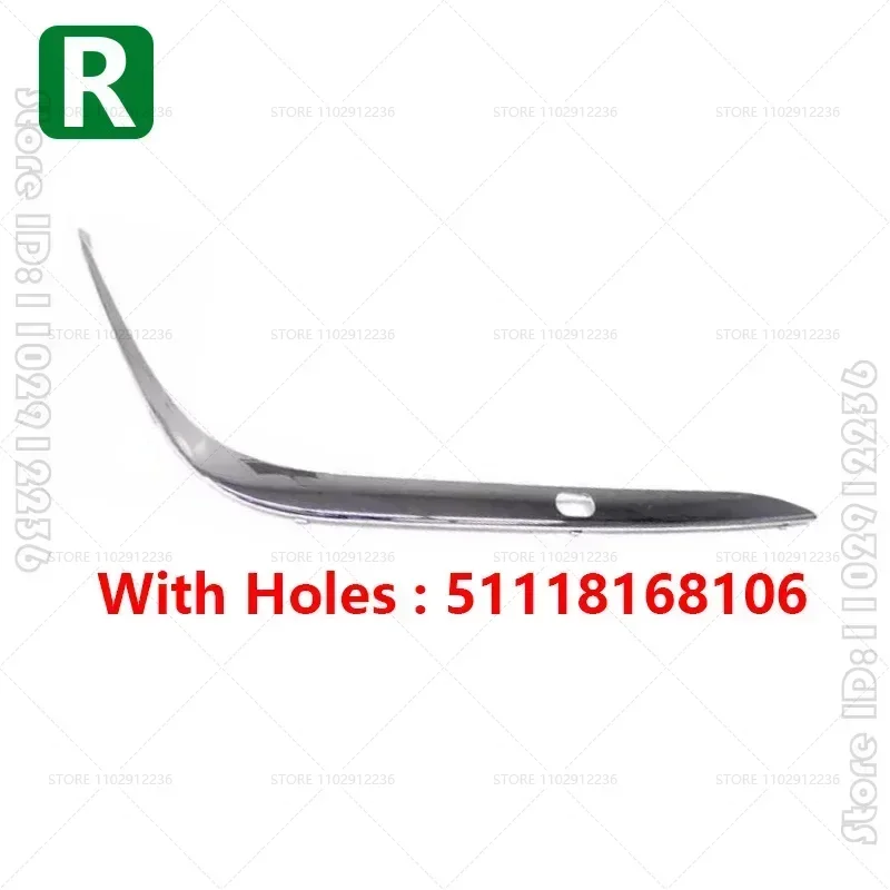 Car Front Bumper Trim for 1995-2001 E38 BMW 740i 740iL 740iLP 750iL 750iLP Front Bumper Trim 51118170555 51118125309 51118168105 51118125437
