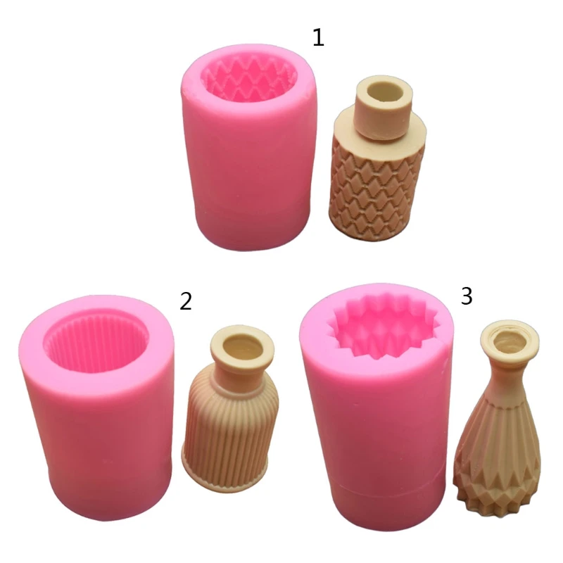 

Silicone Resin Mold DIY Flower Vase Casting Molds DIY Craft 3D Mold for Art Craft Making Handmade for Drop shipping