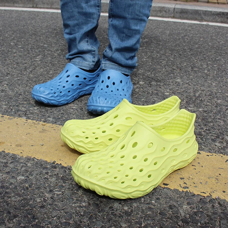 

Summer new cave shoes men's fashion non slip sandals platform breathable EVA beach shoes couple sandals men