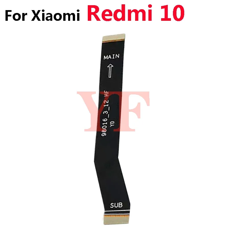 

10 шт. для основной платы Xiaomi Redmi 10 коннектор USB плата ЖК-дисплей гибкий кабель лента запасные части