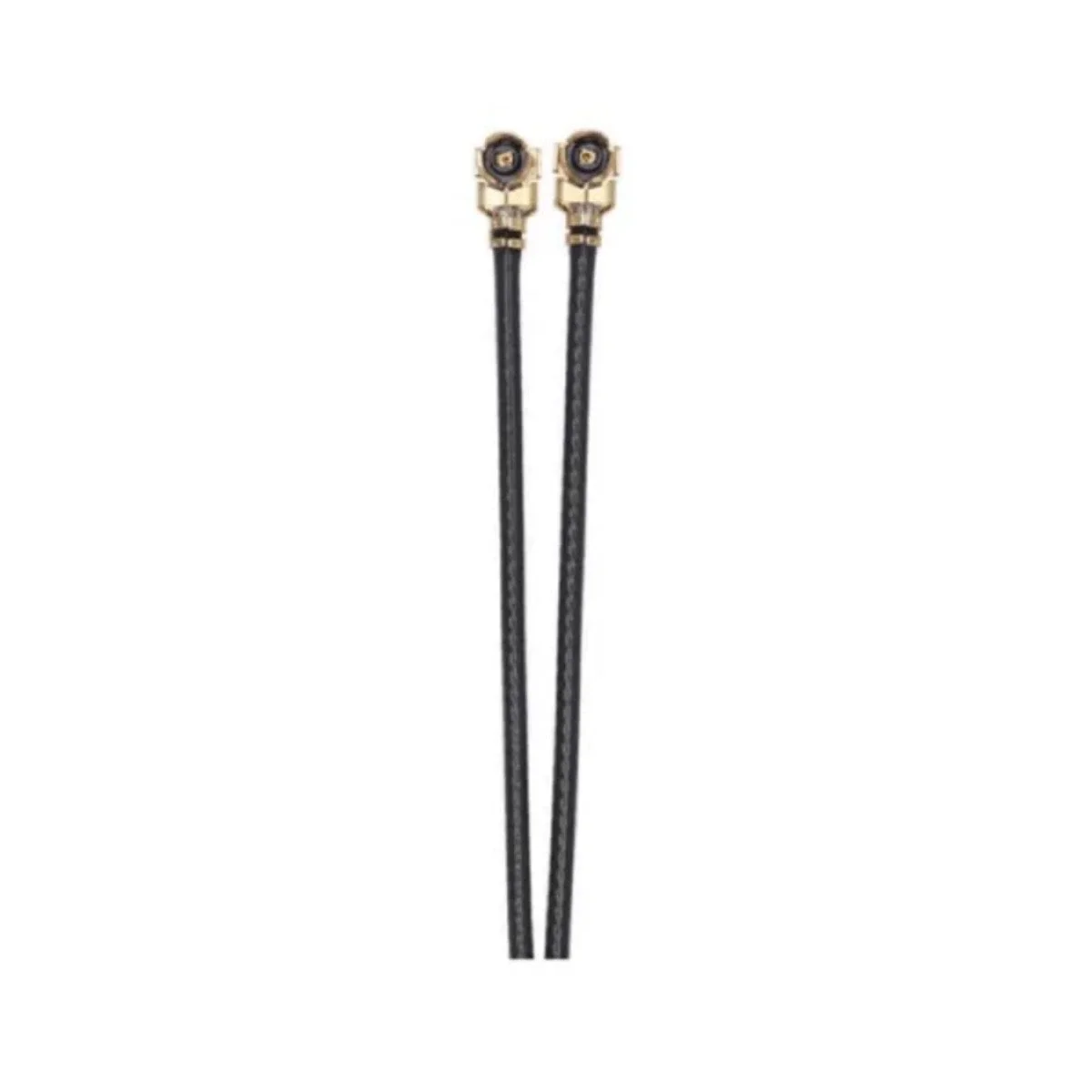 Antenne de rechange pour DJI O3 Air Unit, gris clair, présentée sous angle, montrant sa forme compacte.