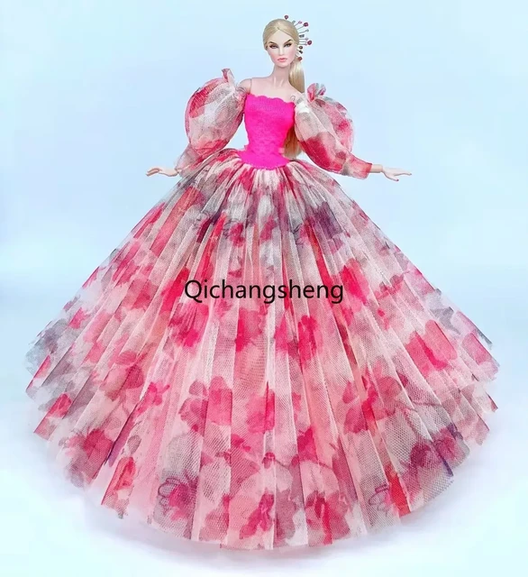 Barbie Dolls Clothes Accessories  Barbie Doll Clothes Dress - 30cm Doll  Clothes Pink - Aliexpress