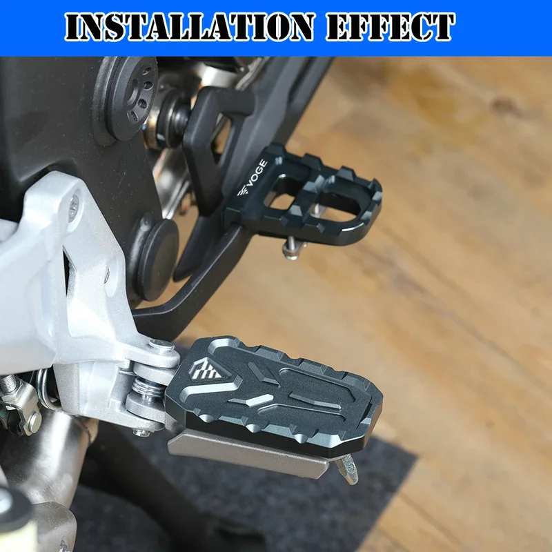For VOGE DS525X DS 525X DSX525 525 DSX Motorcycle Accessories Front And Rear Foot Extension Seat Non-slip Pedal Brake Pedal motorcycle accessories motorcycle footrests motorcycle foot pedals