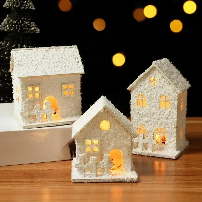 Creative New Christmas Decoration With LED Lights Snowflakes Shining And Christmas Decorations For A Small House