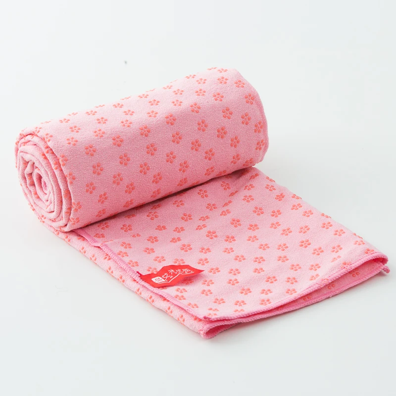 Microfiber anti slip yoga towel, fast dry and nice sweat absorb 2