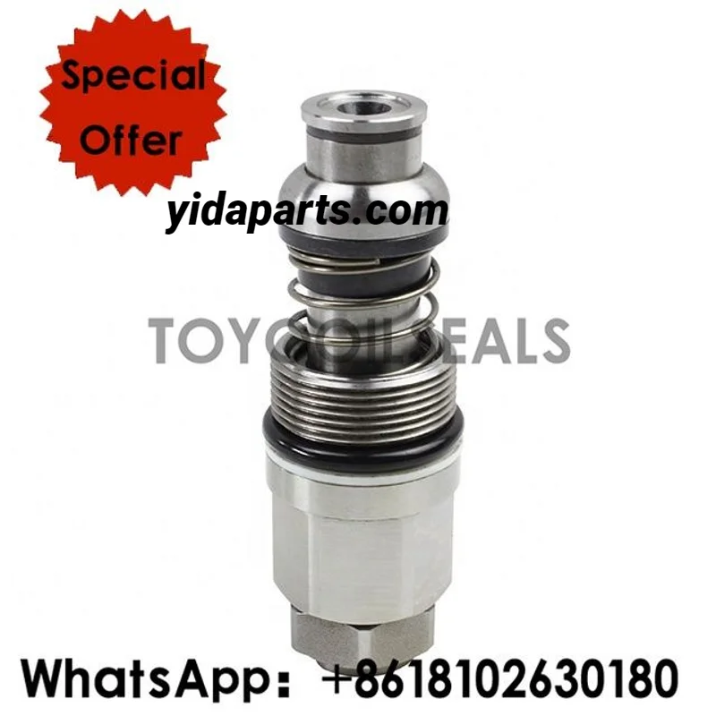 

Hydraulic parts R60 rotary motor relief valve for hyundai excavator