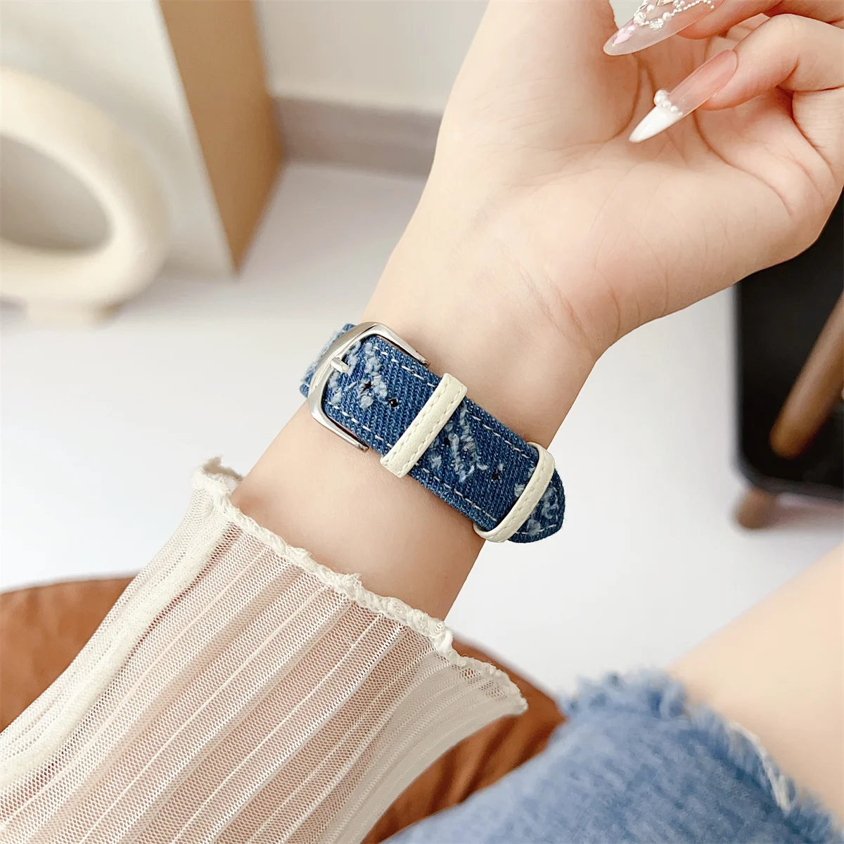 Watch Band For iWatch 42/44/45/46/49mm 38/40/41mm PU leather Fashion Watch Strap for Watch Series Ultra2 Series 10/9/8/7/6/5/4/3/2/1_voghion.com