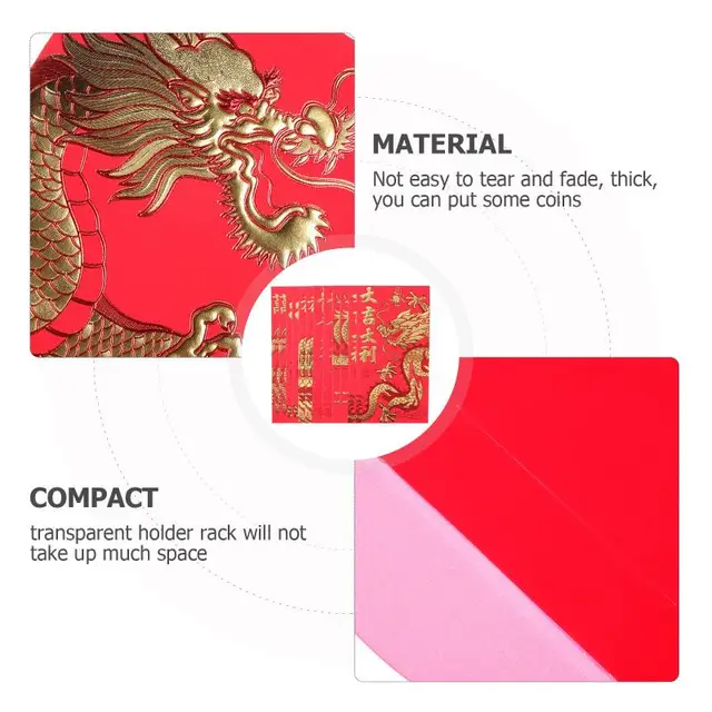 Red Pocket 60pcs Spring Festival Red Envelope Traditional Vietnamese Gifts  Lucky Money Envelopes Gif…See more Red Pocket 60pcs Spring Festival Red