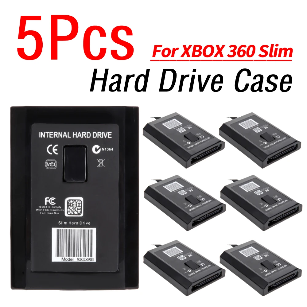 5-Pack Plastic HDD Internal Storage Cases