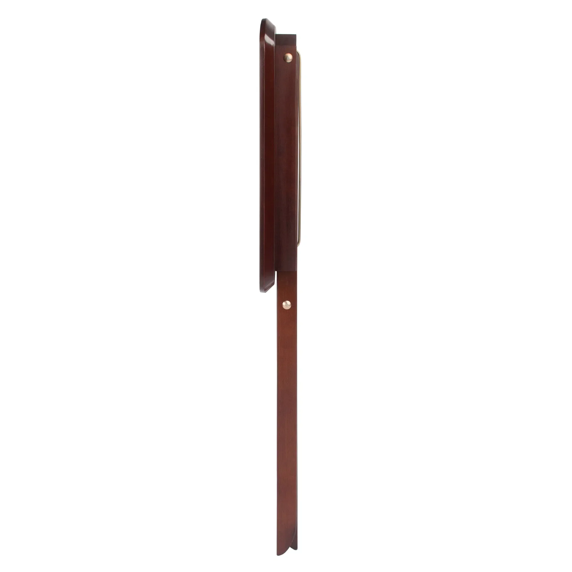 Solid Wood Darlene 2-Pc Snack Table Set Walnut