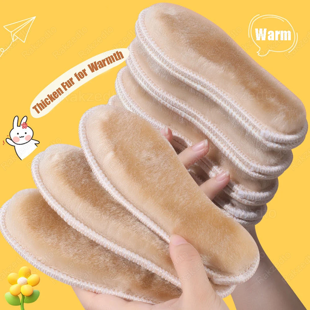 2 Paar warme Einlegesohlen für Schuhe, Kinder, Fußwärmer, Einlegesohle, Winter, verdickt, beheizte Schuhpolster für Kinder, Schneestiefel, thermische Innensohle – Detail 7