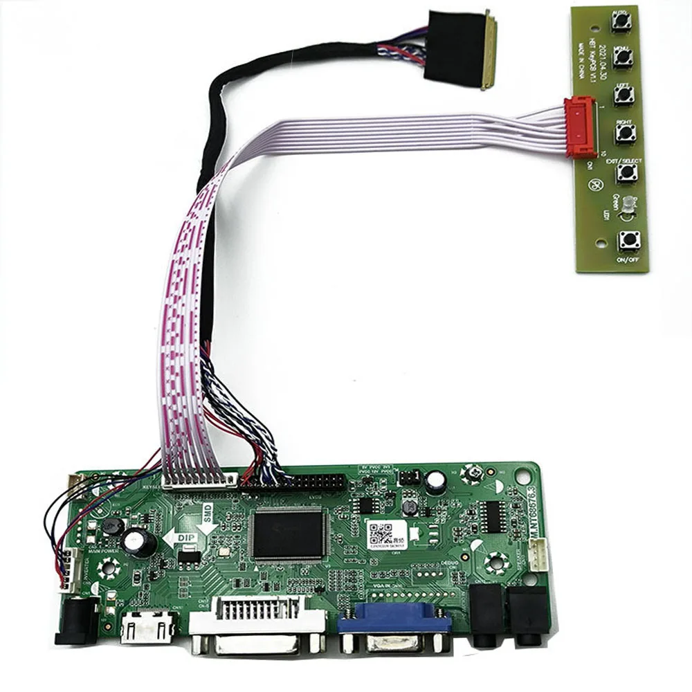 Hdmi Mais Dvi Mais Vga 1366×768 Lcd Led Painel Controlador de Tela Placa Driver Monitor