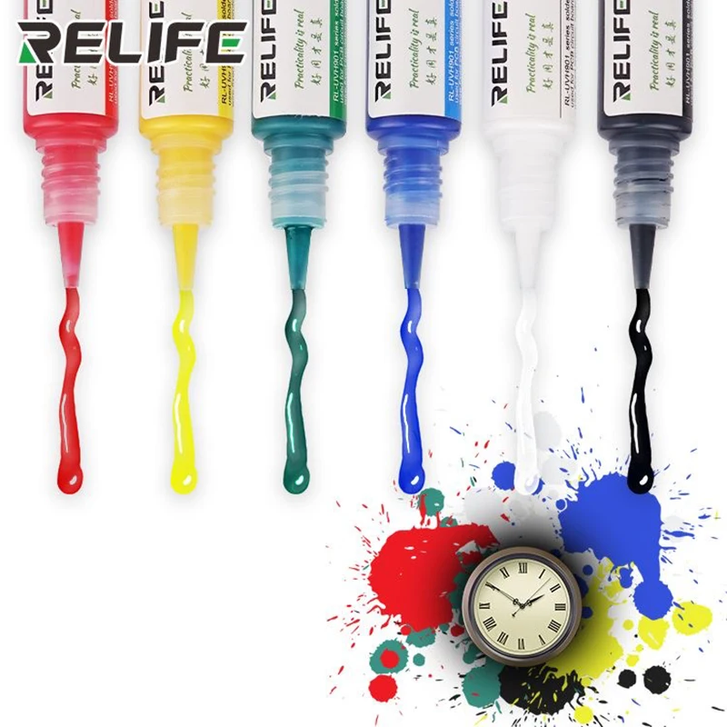 10ccUVCuringSolderMaskInkPCBBGACircuitBoardInsulatingProtectSolderingPasteRepairToolGreen/Blue/Yellow/Red/Black-AliExpress1420