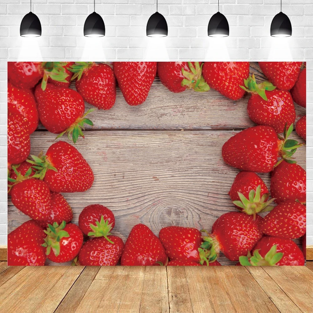 Backdrop strawberry Baby - Temu