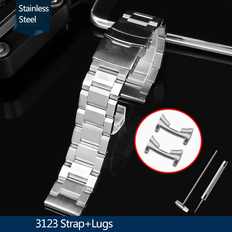 thumbnail image 1 of Correa de reloj modificada con conector de metal y asa de acero inoxidable para reloj Citizen Big/Huge Monster BN2021/2024 BN2029, 1 of 5