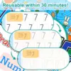 Spanish Magic Books Learning Numbers In Spanish Lettering for Children Reusable Magic Practice Copybook Montessori Writing Set 4