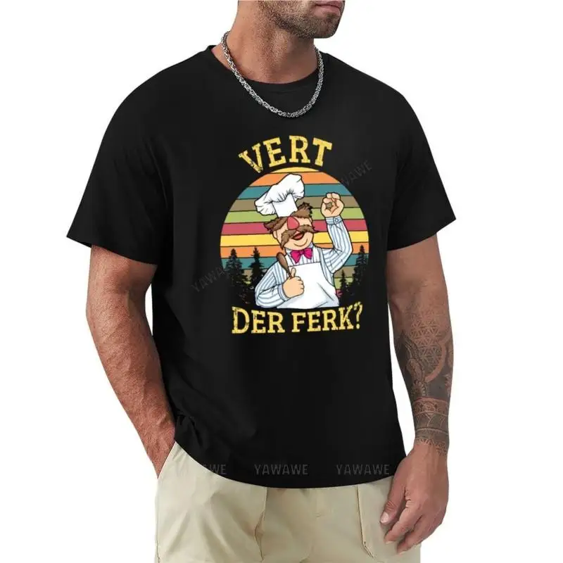 

man summer for boys Vert Der Ferk Funny Swedish Chef plus size t shirts Blouse men t shirts new men cotton tshirt