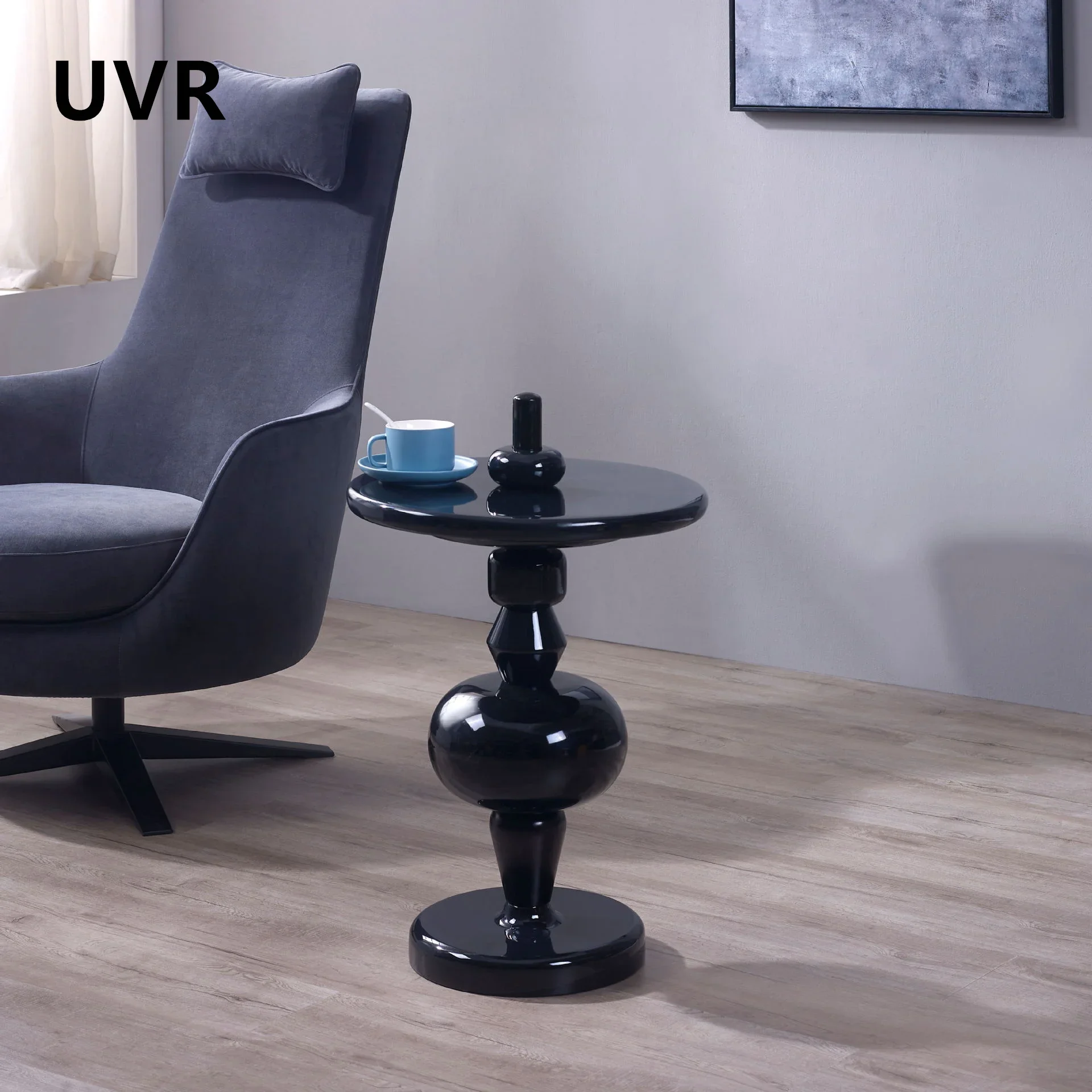 UVR High Quality Coffee Table Small Round Table Living Room Sofa Side Corner Small Side Bedroom Coffee