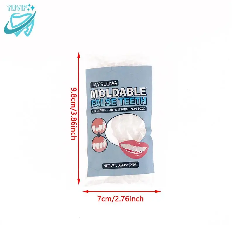Resin 25g Temporary Tooth Repair Kit Teeth And Gaps False Teeth Solid Glue Denture Adhesive Teeth Whitening Tooth Beauty