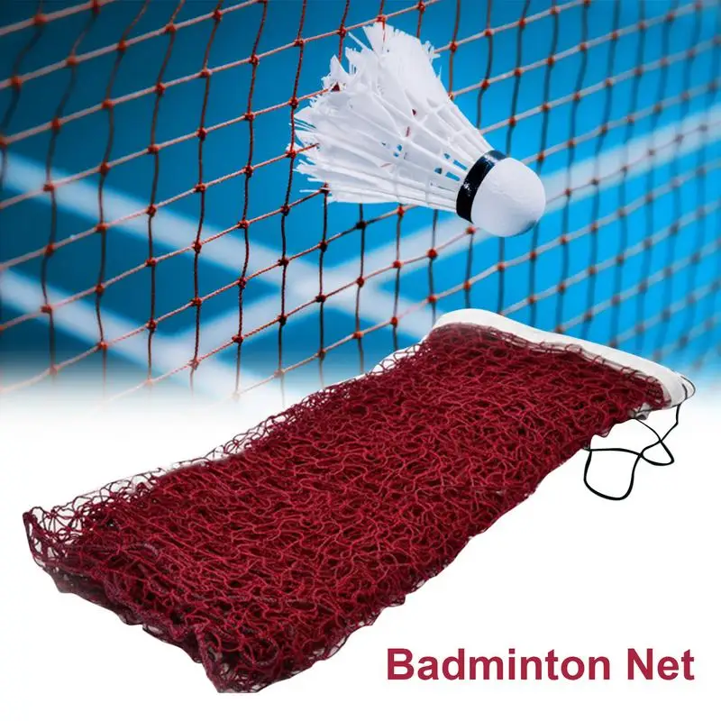 

Portable Folding Standard Professional Badminton Net Indoor Outdoor Sports Volleyball Tennis Training Square Nets Mesh