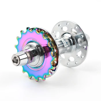 POLSO Oil Slick Fixed Gear Bike Freewheel 7075 Aluminum Alloy 1