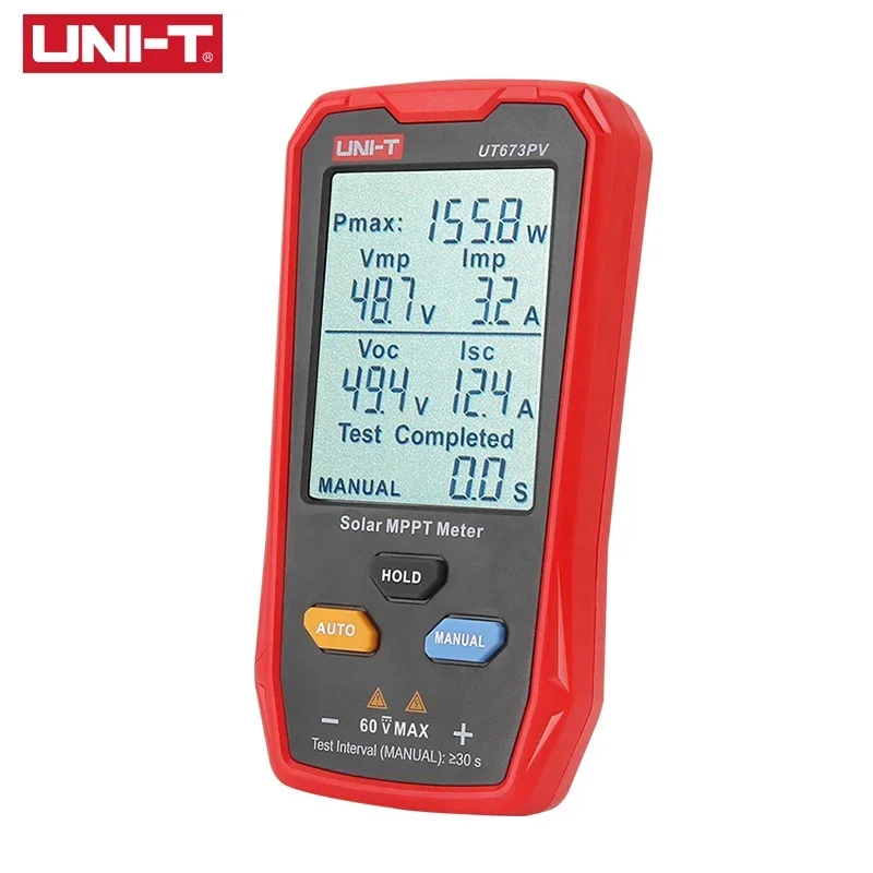 UNI-T Solar MPPT Meter UT673PV 5~800W PV Module Maximum Power Tester Open Circuit Voltage Short Circuit Current Lmp Vmp Test 2
