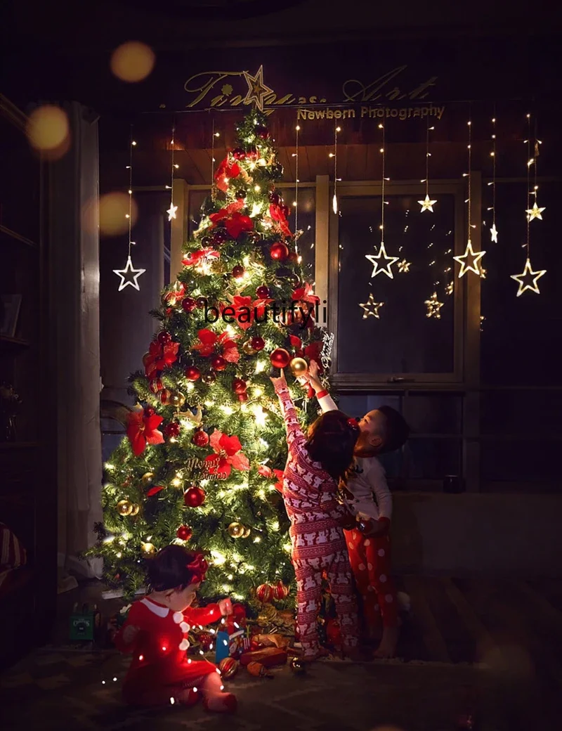 

2.1 M Christmas Tree Encryption Large Christmas Tree Package Hardcover Luxury Luminous