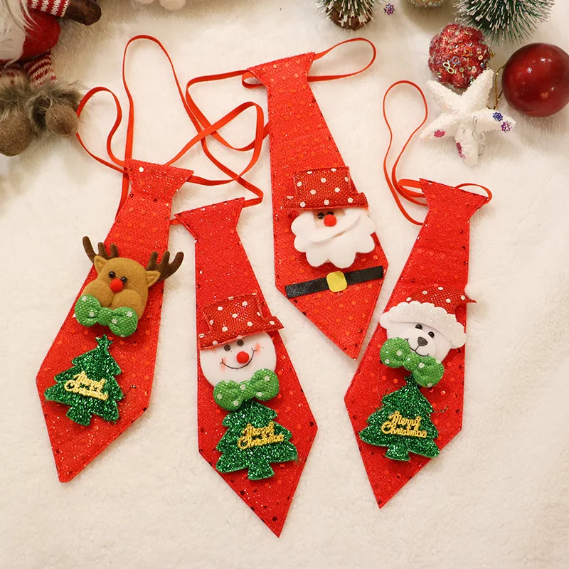 

23Christmas Decoration Supplies Christmas Ties Small Gifts for Children Creative Sequin Ties Adult Bow Ties Birthday Decoration