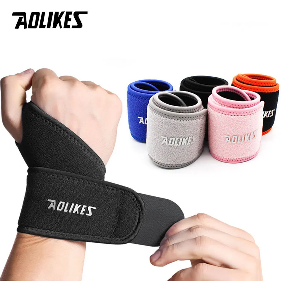 1 Pc Compression Wrist Band Support Strap Wraps Sports Safety Wristband Gym  Fitness Weights Lifting Powerlifting Wrist - AliExpress