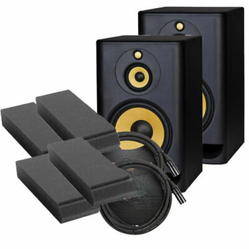 プロの双方向パワースタジオモニター,ペア,黒,8 krk,rp8,g4 - AliExpress