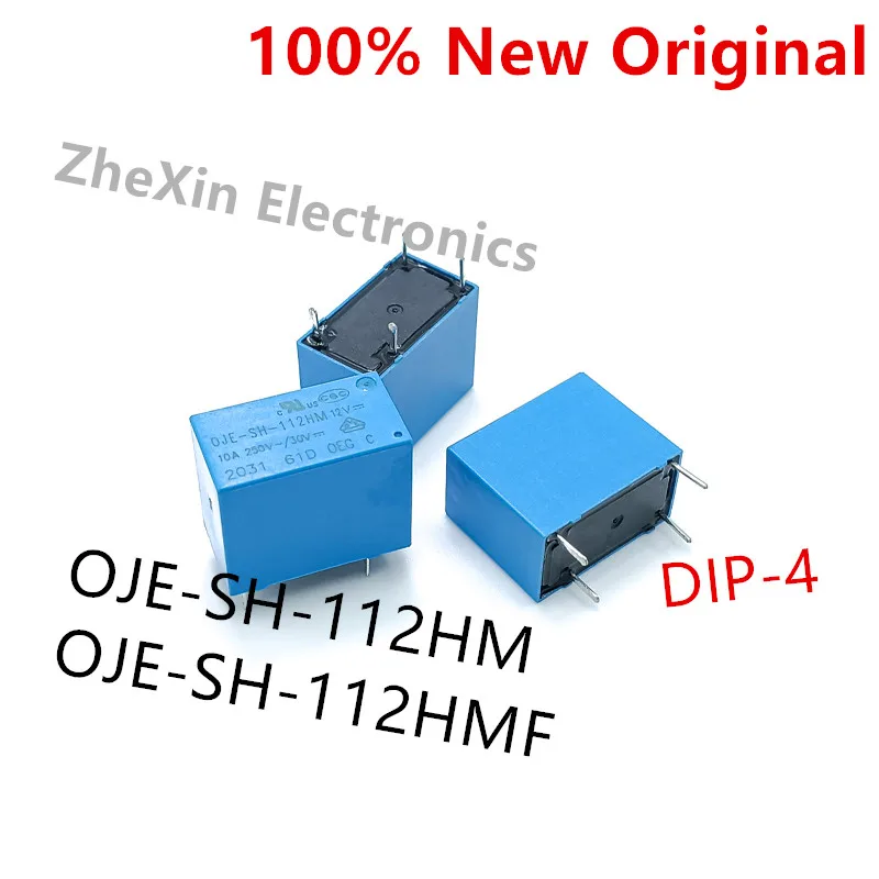 

10PCS/Lot OJE-SH-112HM 、OJE-SH-112HMF 、OJE-SH-112DM 、OJE-SH-112LMH DIP-4 New Original Power Relay SPST