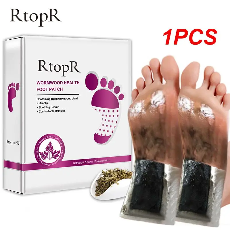 

1PCS 5 Pairs Detox Foot Pads Patch Detoxify Toxins Adhesive Keeping Fit Health Care Remove Body Toxins Slimming Sticky Help