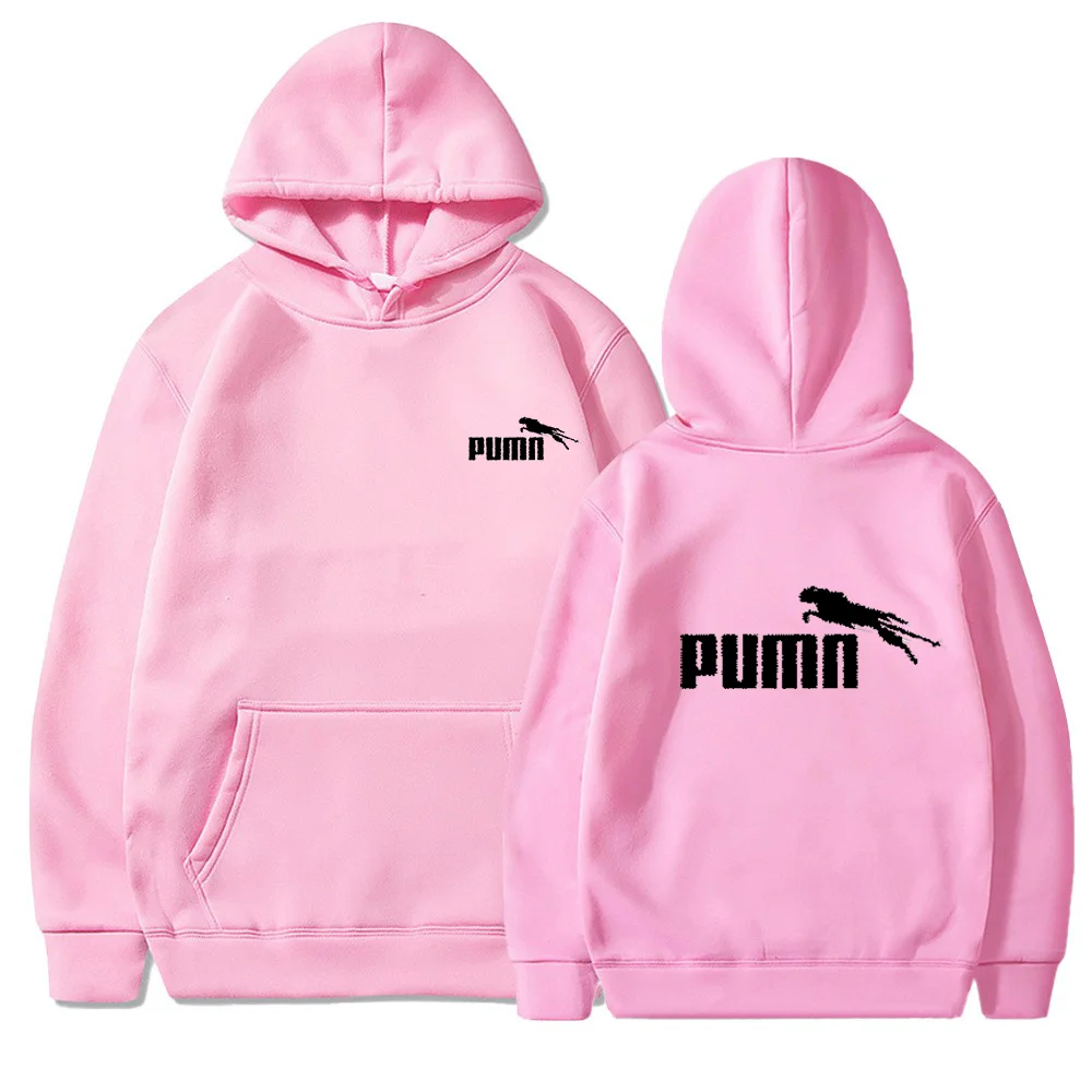 New Autumn Winter Fashion Hoody Letter Printed Trend PUAIA Men's Hoodies Sweatshirts Plus Fleece Pullover Hip Hop Streetwear