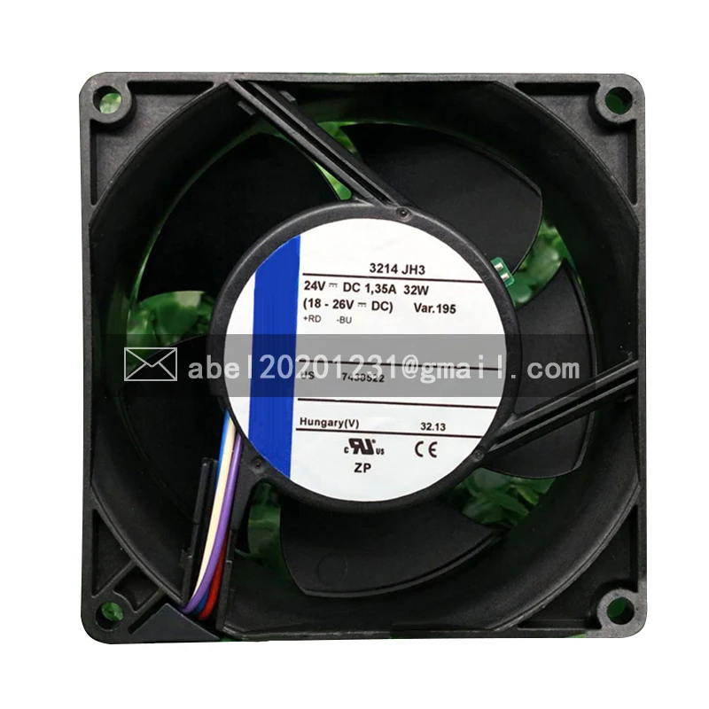 

BRAND NEW ORIGINAL 3214JH3 3214 JH3 24VDC 1.35A 32W COOLING FAN 9238 9CM 92*92*38MM