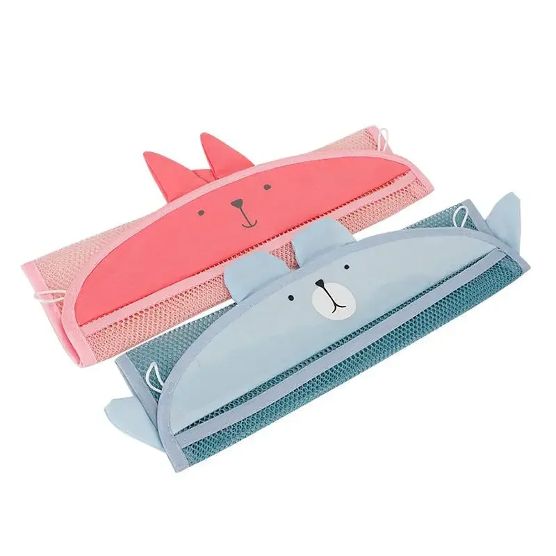 Baby Shower Toy Cute Bunny Bear Net Toy Storage Bag Strong Suction Cup Kids Shower Game Bag Child Bathroom Organizer Water Toys