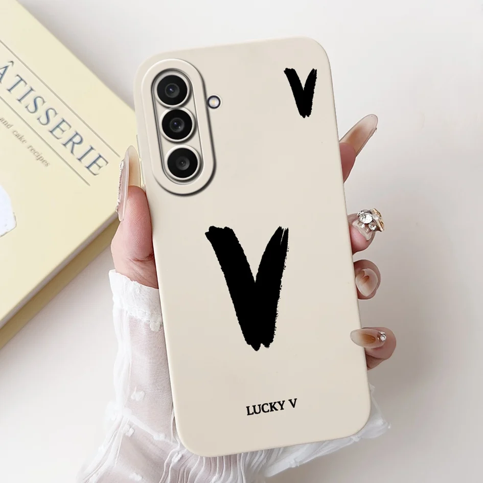 Luxury Alphabet Silicone Shockproof Case