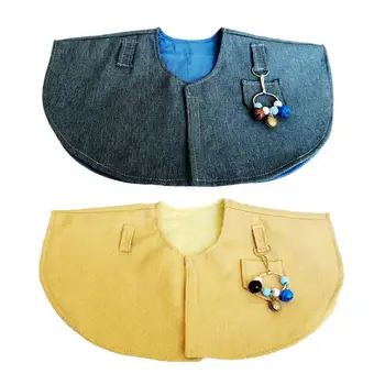 Parrot Anti-scratch Shoulder Protector Cape Cover for Bird Poops Shawl Guard for Small Large Birds 2 Colors 1