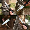 SWISS TECH Fixed Blade Knife Survival Knife with Sheath Knife Tactical Military Hunting Knife Strong Single Edge Great 4