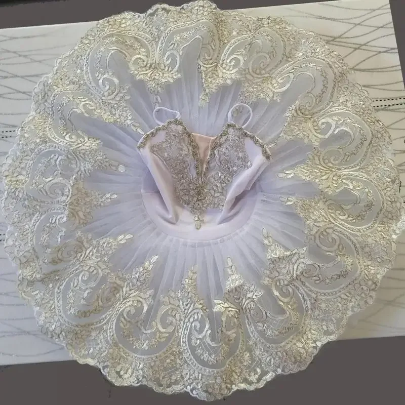 

Белая профессиональная балетная пачка для детей, Детский балетный костюм в виде лебедя, для взрослых и женщин, костюм на Хэллоуин, балетка, платье-пачка для девочек