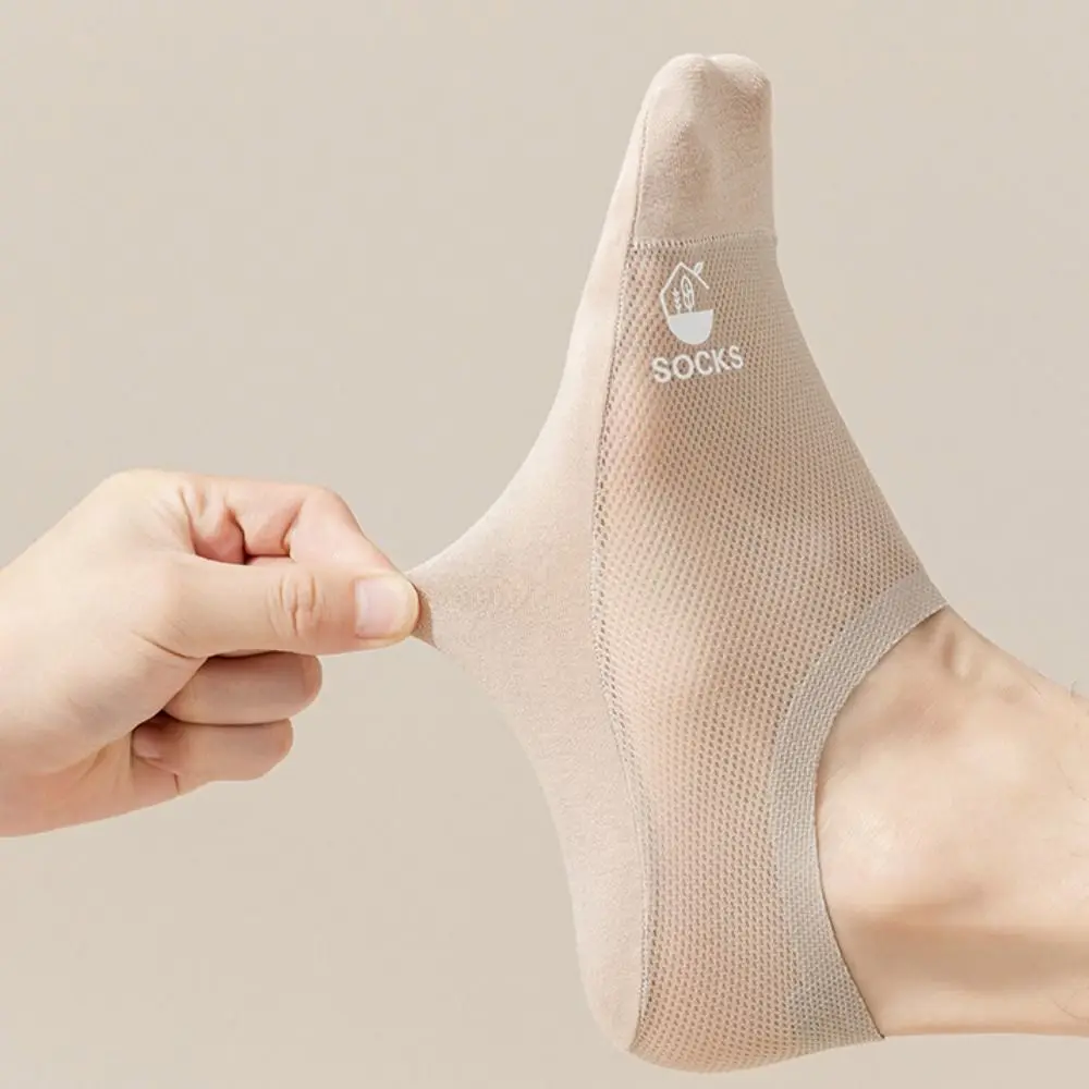 

Simple Invisible Fashion Breathable Comfortable Sock Slippers Solid Color Mesh Socks Man Socks